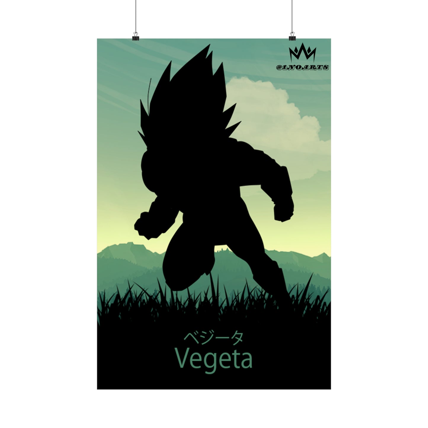 Vegeta Minimalist Poster #1 - Collective Prints