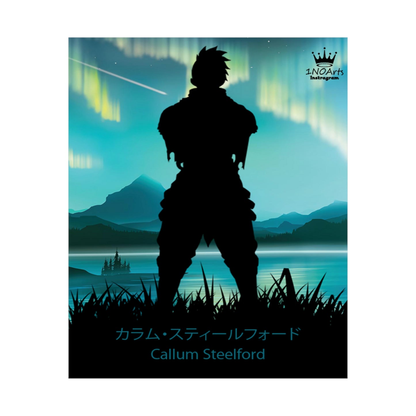 Callum Steelford Silhouette Poster #1 - Collective Prints