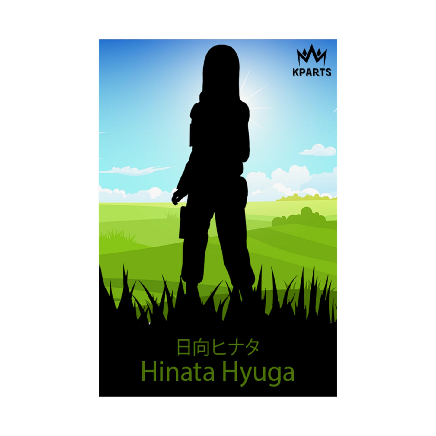 Hinata Hyuga Minimalist Poster #6