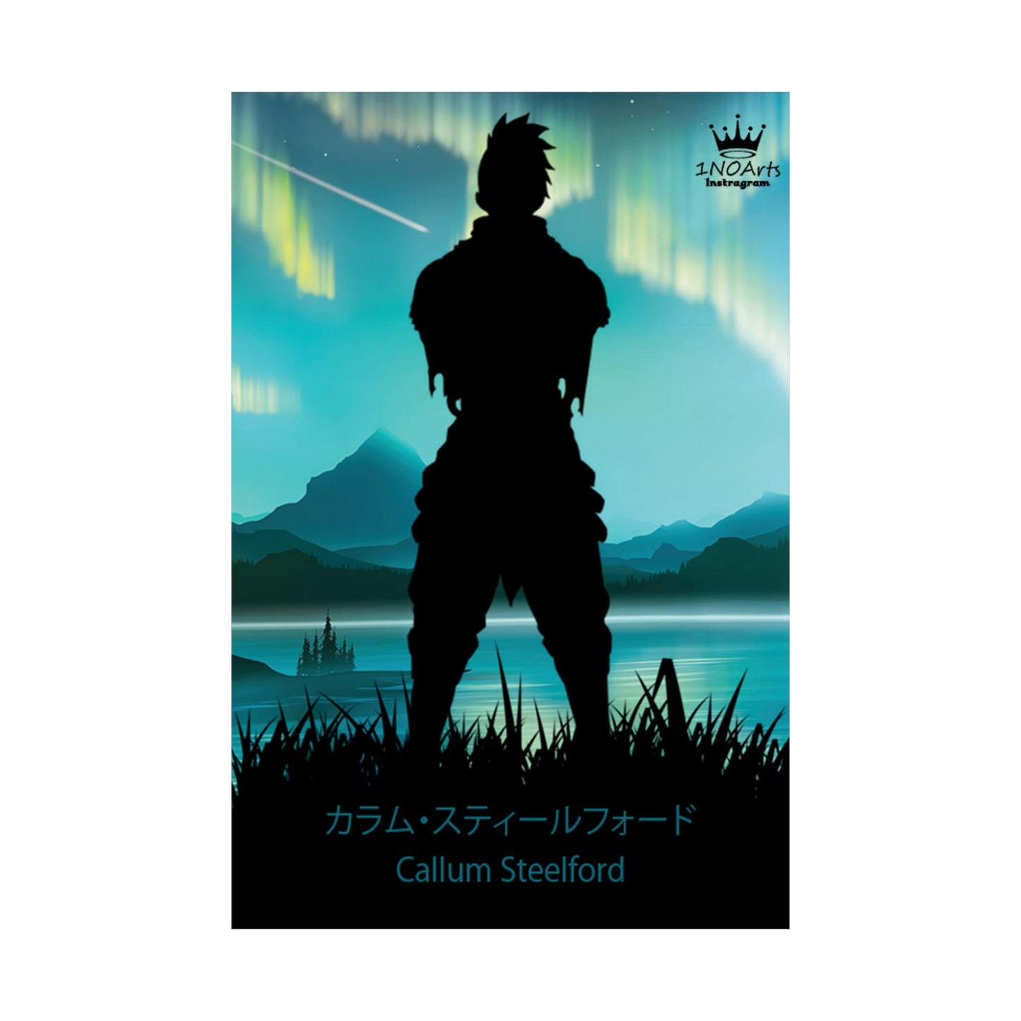 Callum Steelford Silhouette Poster #1 - Collective Prints