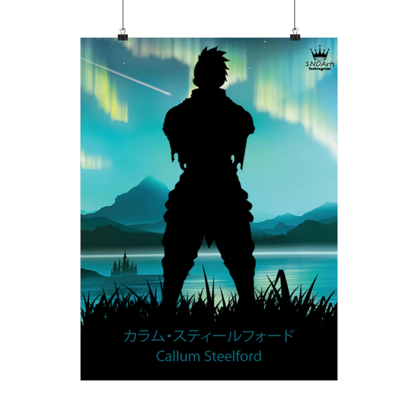Callum Steelford Silhouette Poster #1 - Collective Prints