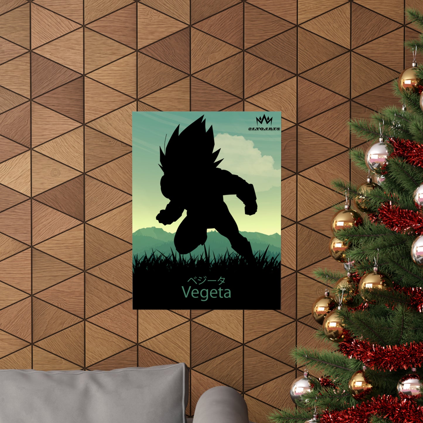 Vegeta Minimalist Poster #1 - Collective Prints