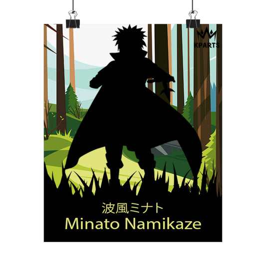 Minato Namikaze Minimalist Poster #9