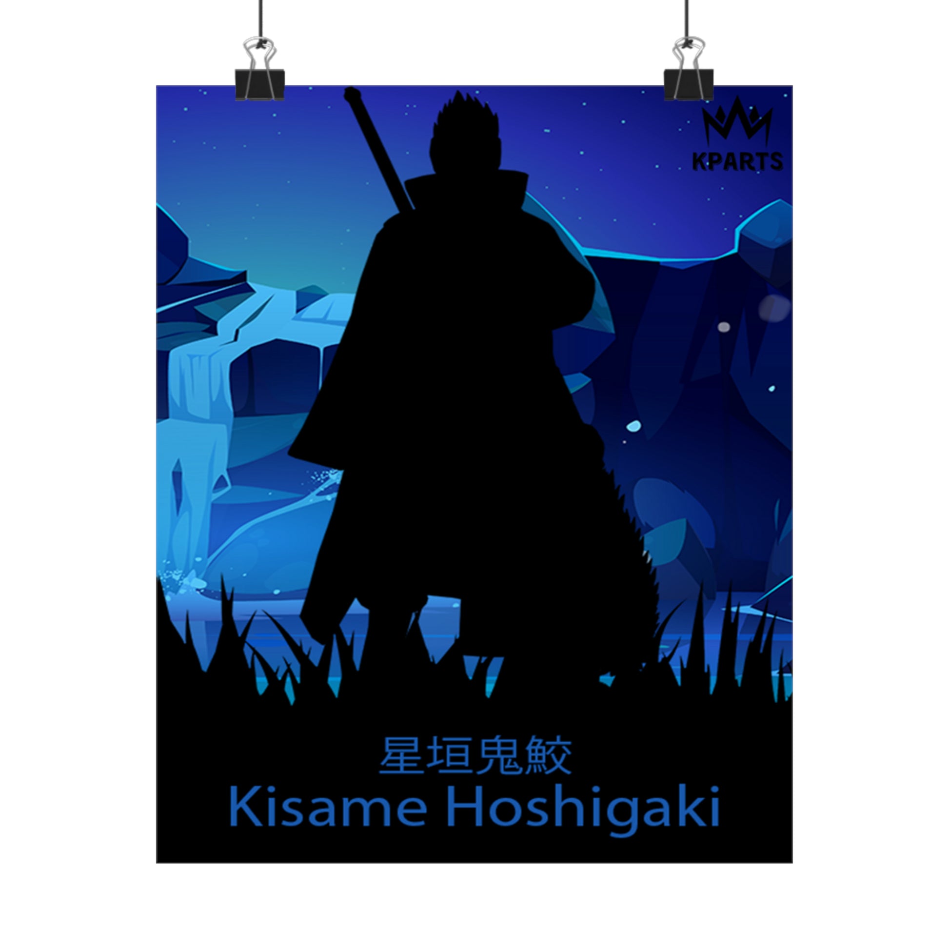 Kisame Hoshigaki Minimalist Poster #4 - Collective Prints