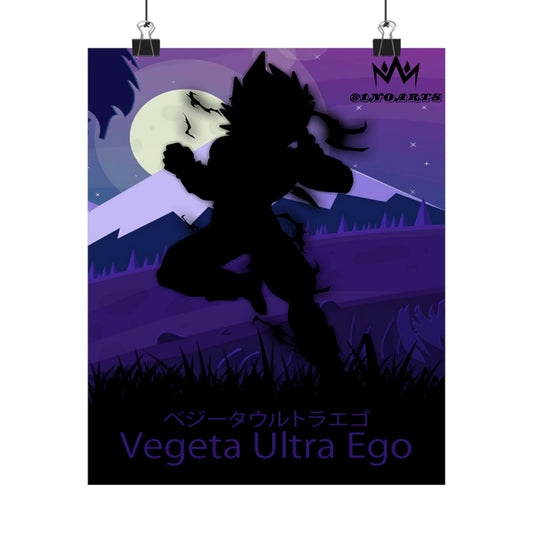 Vegeta Ultra Ego Minimalist Poster #1 - Collective Prints