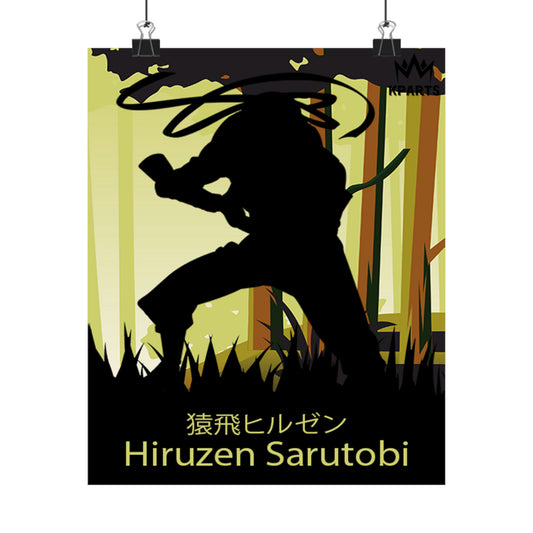 Hiruzen Sarutobi Minimalist Poster #2