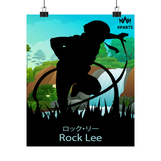 Rock Lee Minimalist Poster #2