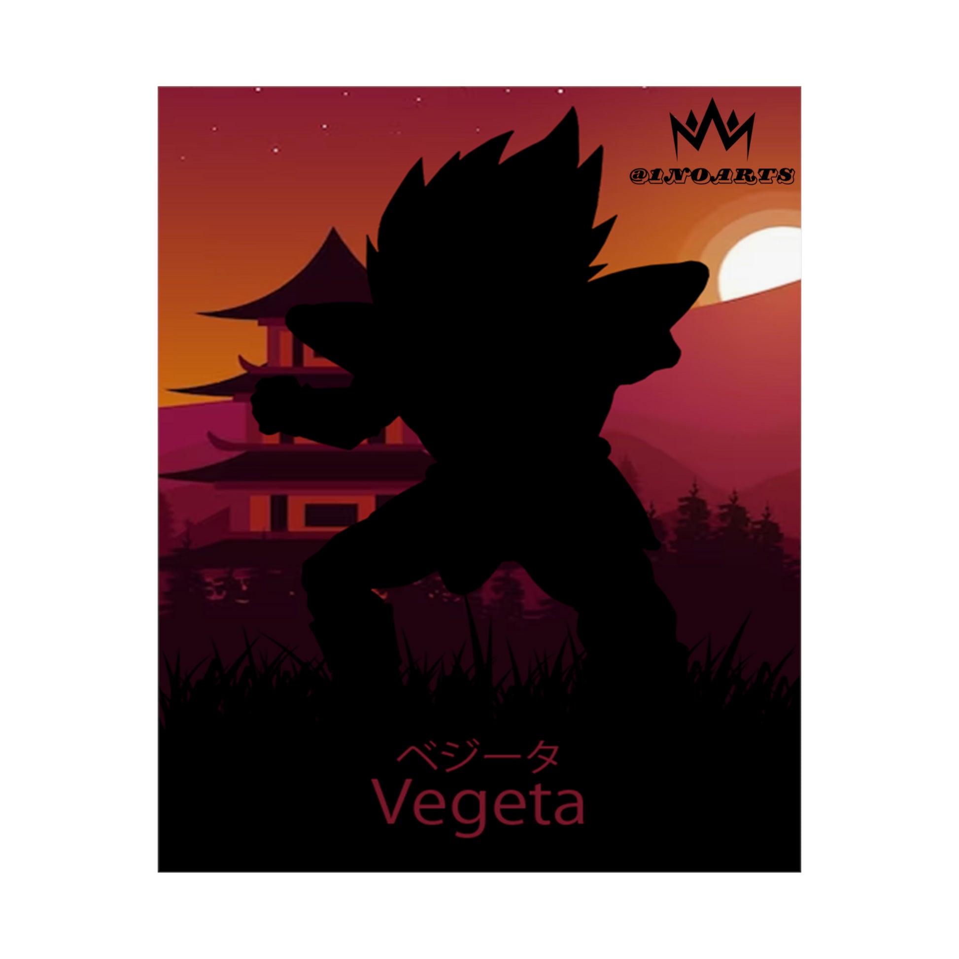 Vegeta Minimalist Poster #6 - Collective Prints