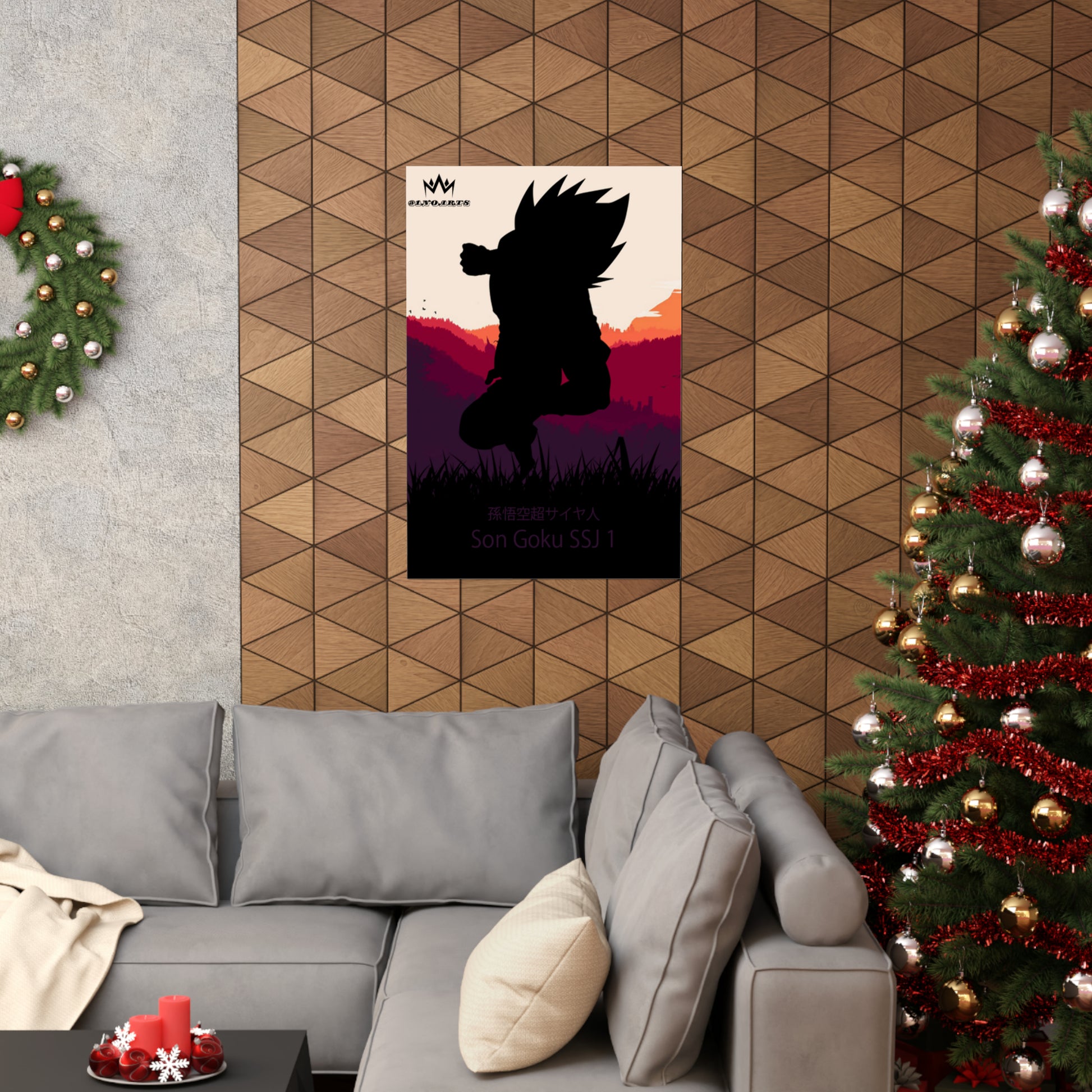 Son Goku Super Saiyan 1 Minimalist Poster #3 - Collective Prints