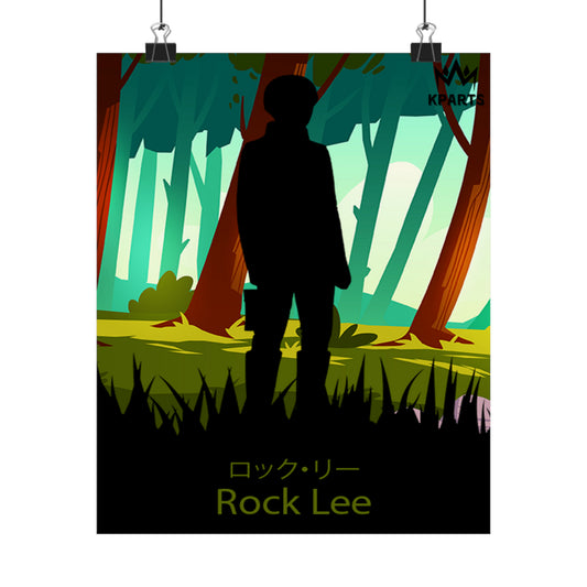 Rock Lee Minimalist Poster #3