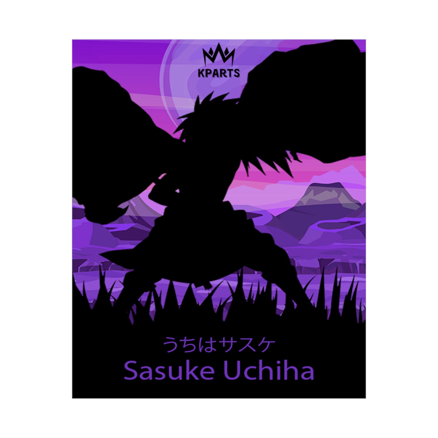 Sasuke Uchiha Minimalist Poster #8 - Collective Prints