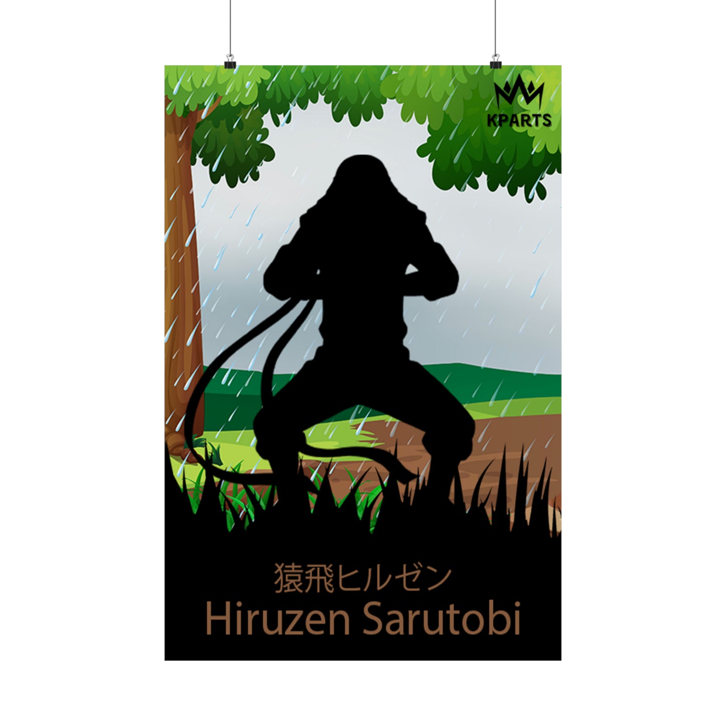 Hiruzen Sarutobi Minimalist Poster #4