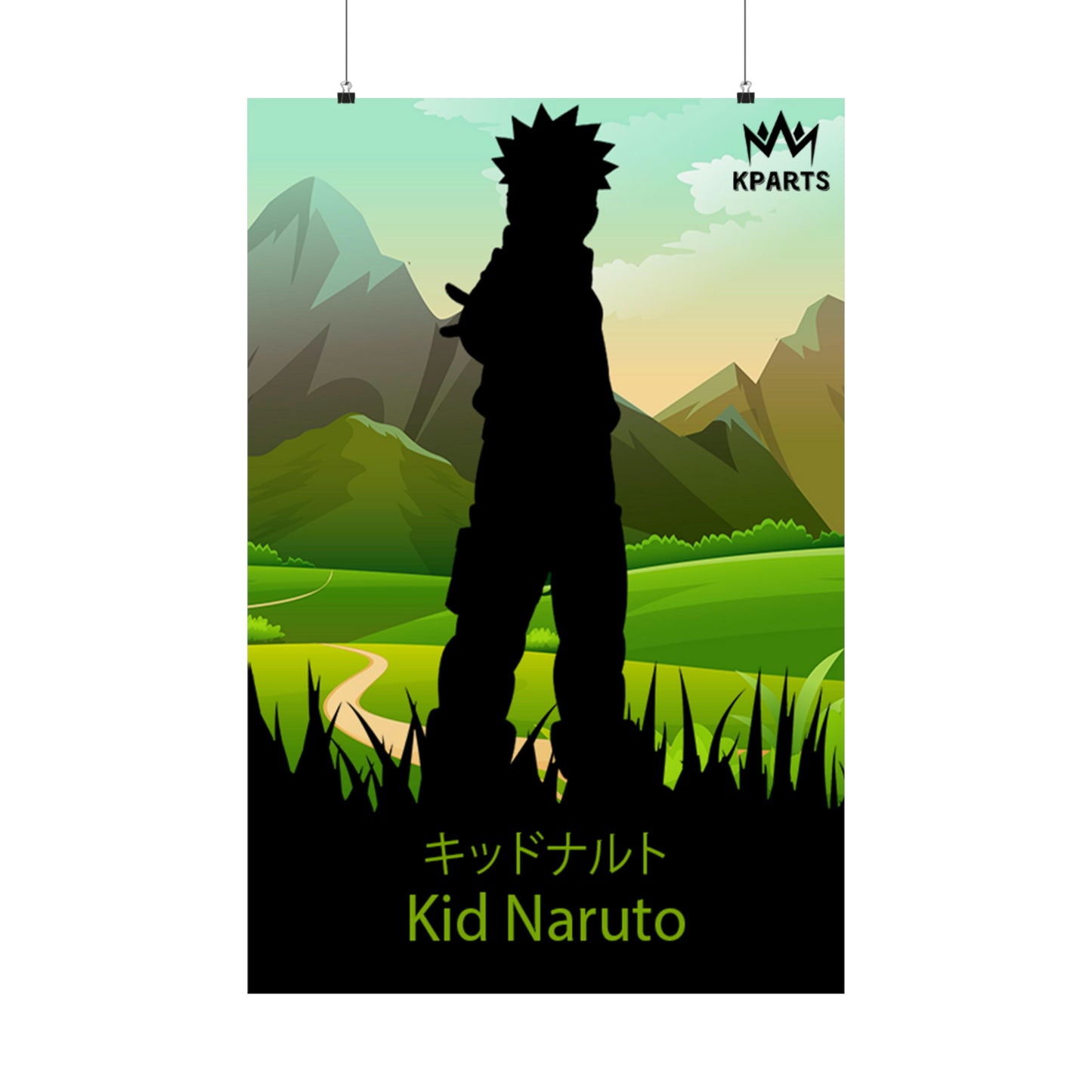 Naruto Uzumaki (Kid) Minimalist Poster #16 - Collective Prints