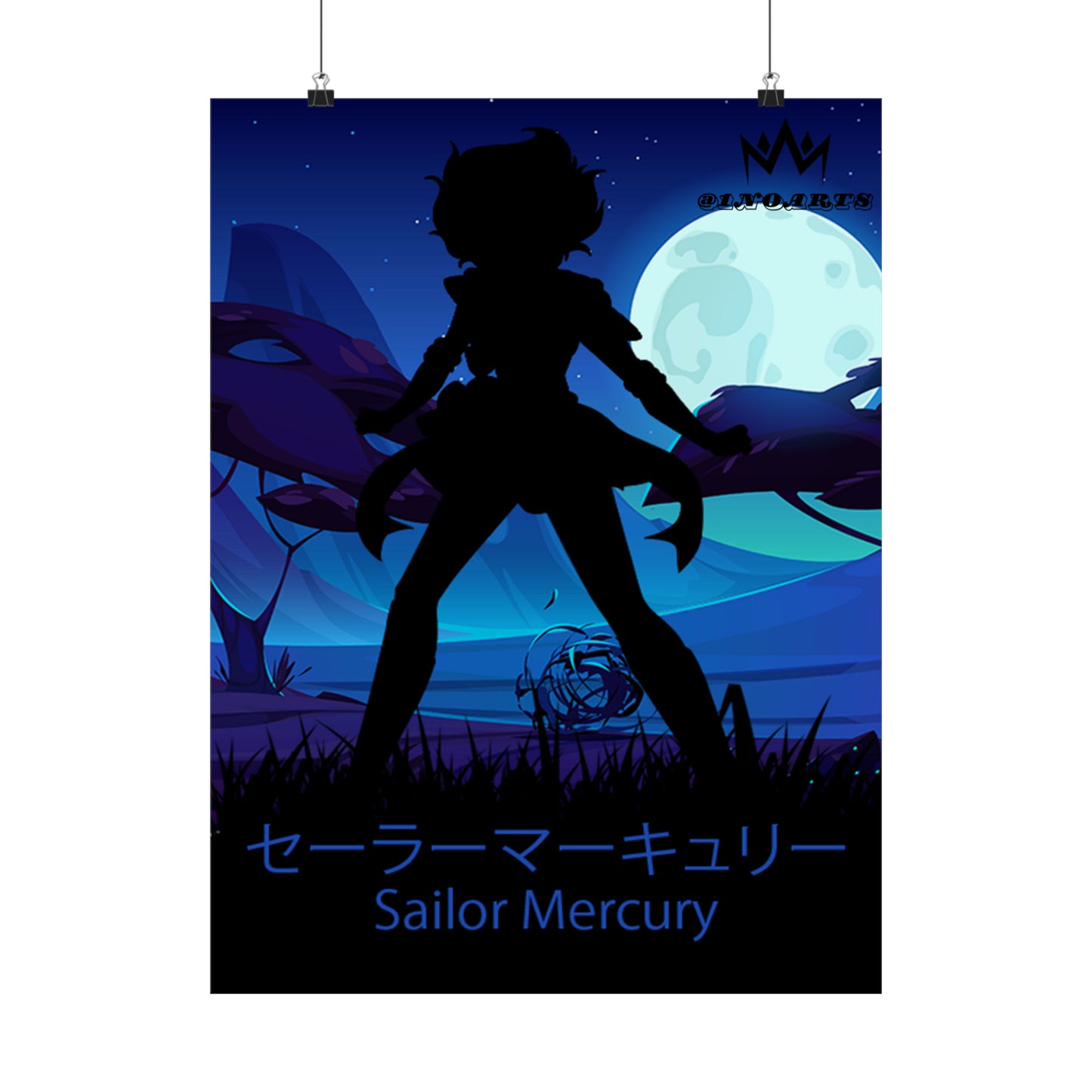 Sailor Mercury Minimalist Poster #2