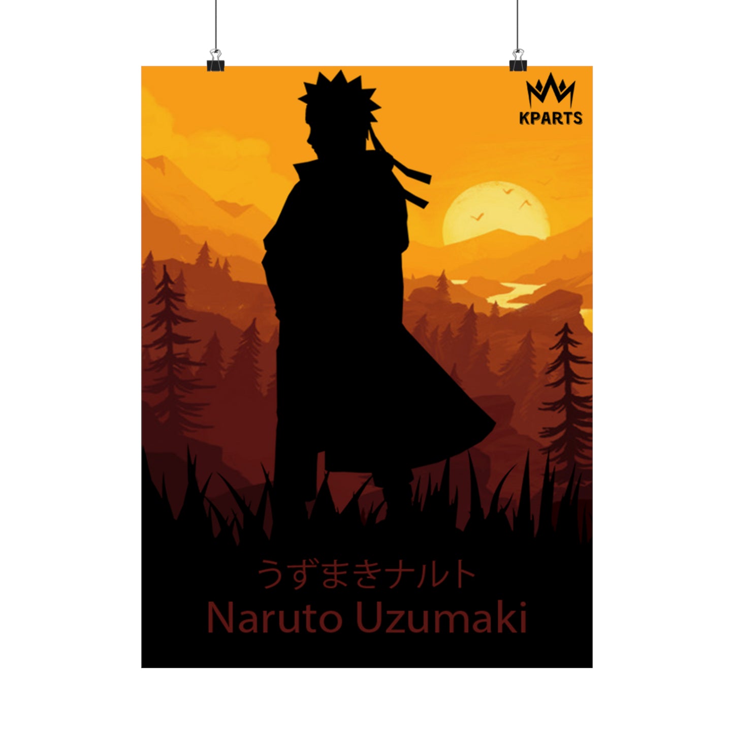 Naruto Uzumaki Minimalist Poster #2 - Collective Prints