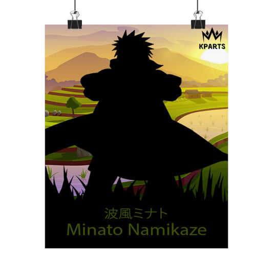 Minato Namikaze Minimalist Poster #10