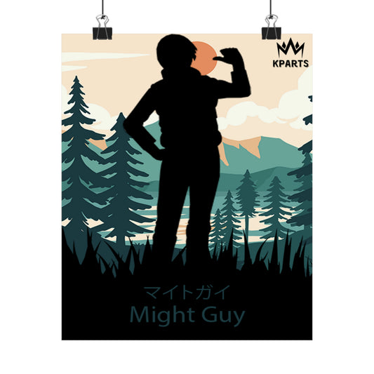 Might Guy Minimalist Poster #6