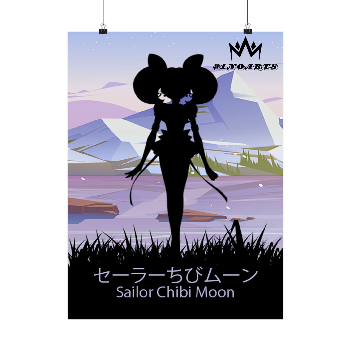 Sailor Chibi Moon Minimalist Poster #2