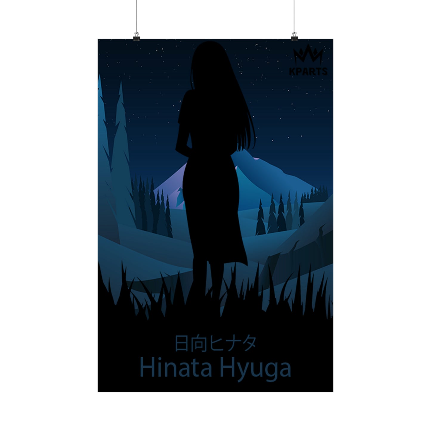 Hinata Hyuga Minimalist Poster #8