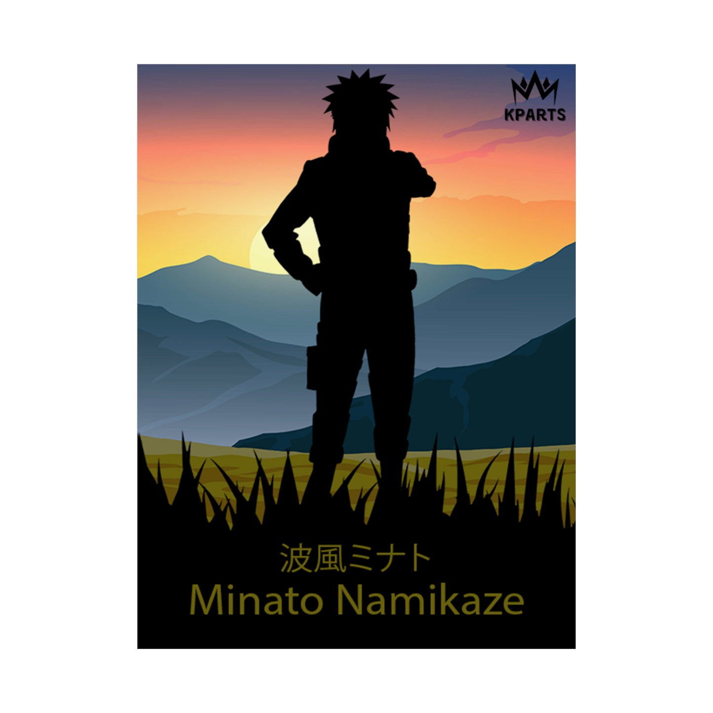 Minato Namikaze Minimalist Poster #3