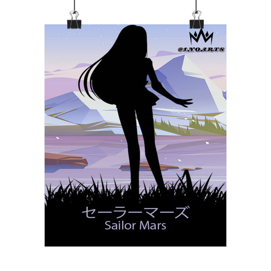 Sailor Mars Minimalist Poster #4