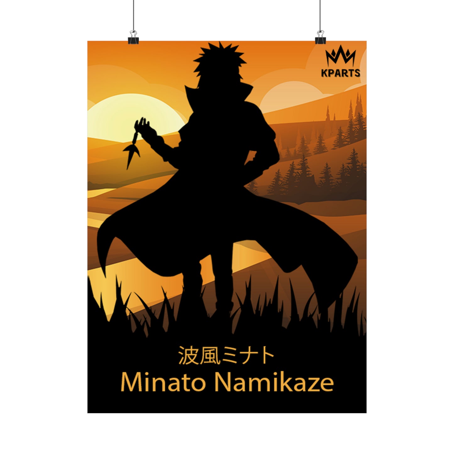 Minato Namikaze Minimalist Poster #4