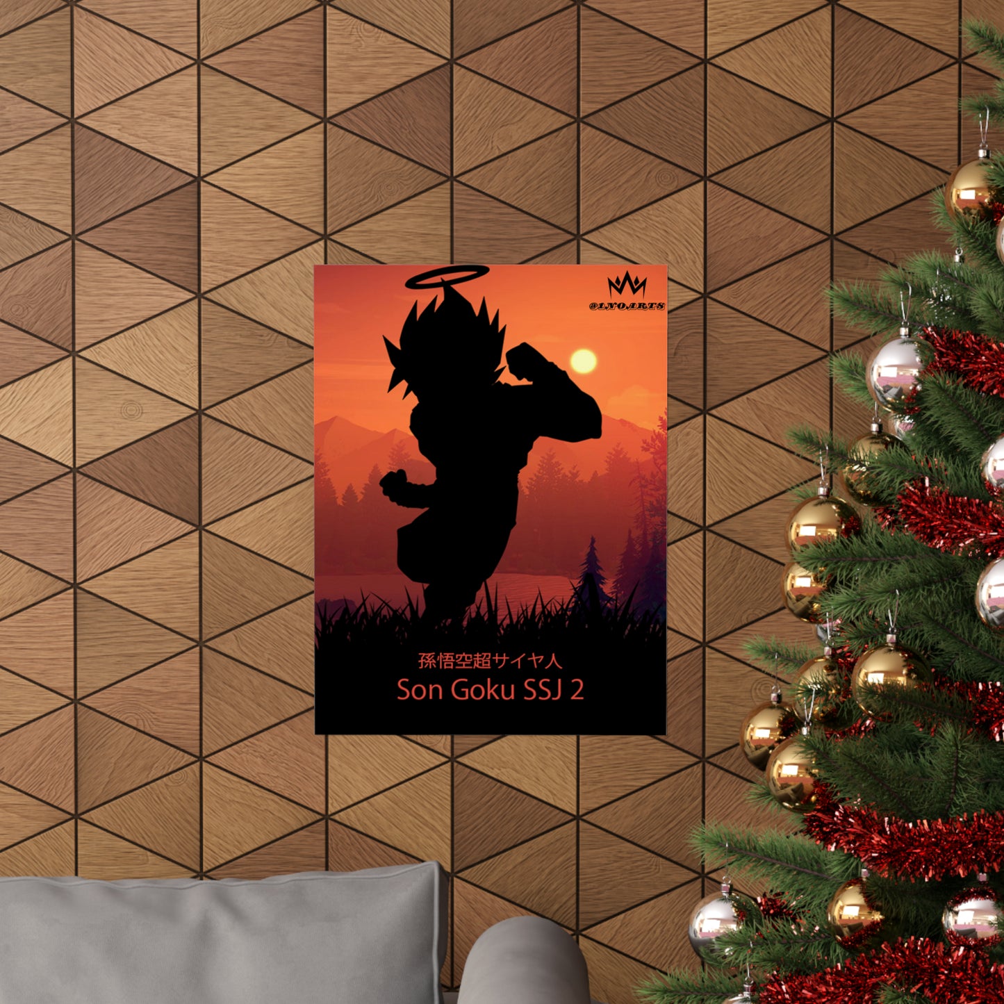 Son Goku Super Saiyan 2 Minimalist Poster #1 - Collective Prints