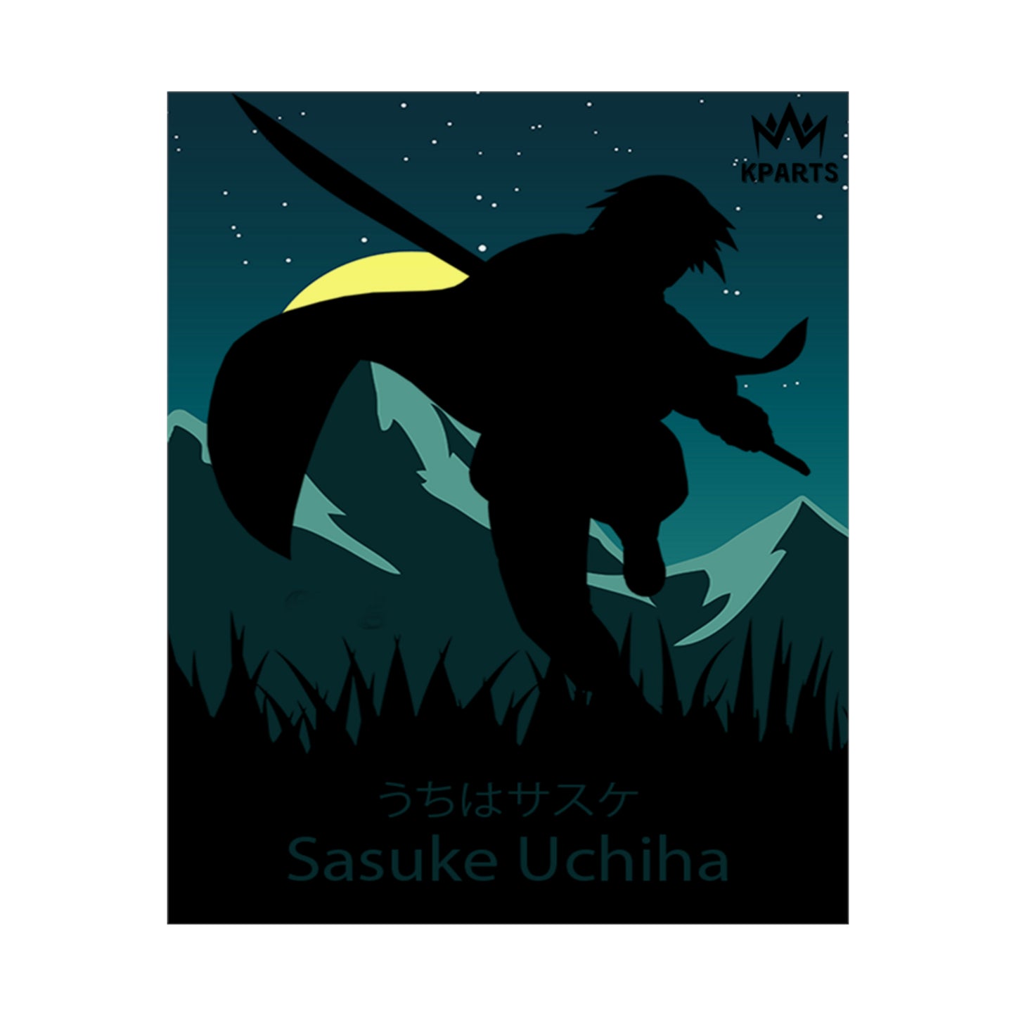 Sasuke Uchiha Minimalist Poster #3 - Collective Prints