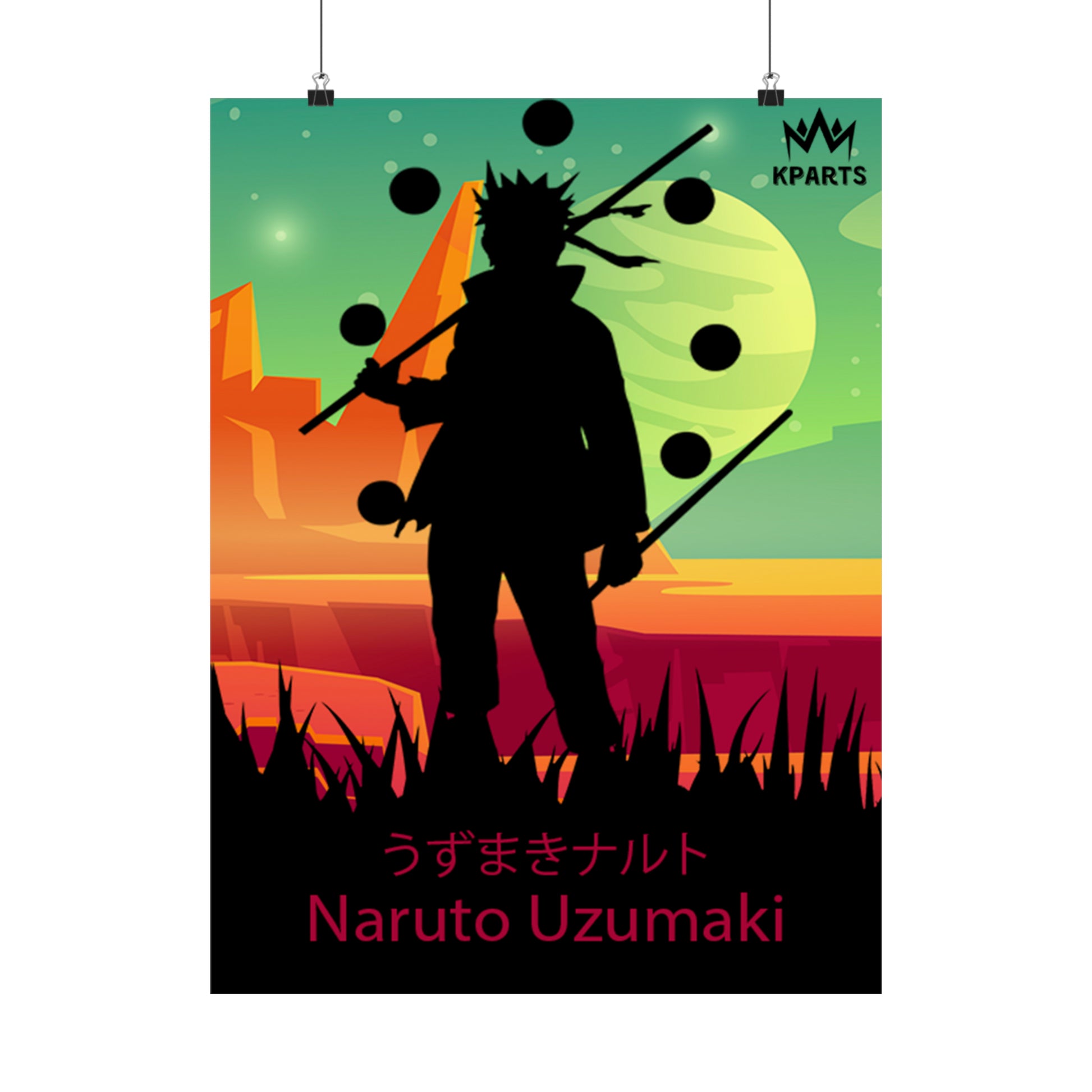 Naruto Uzumaki Minimalist Poster #4 - Collective Prints