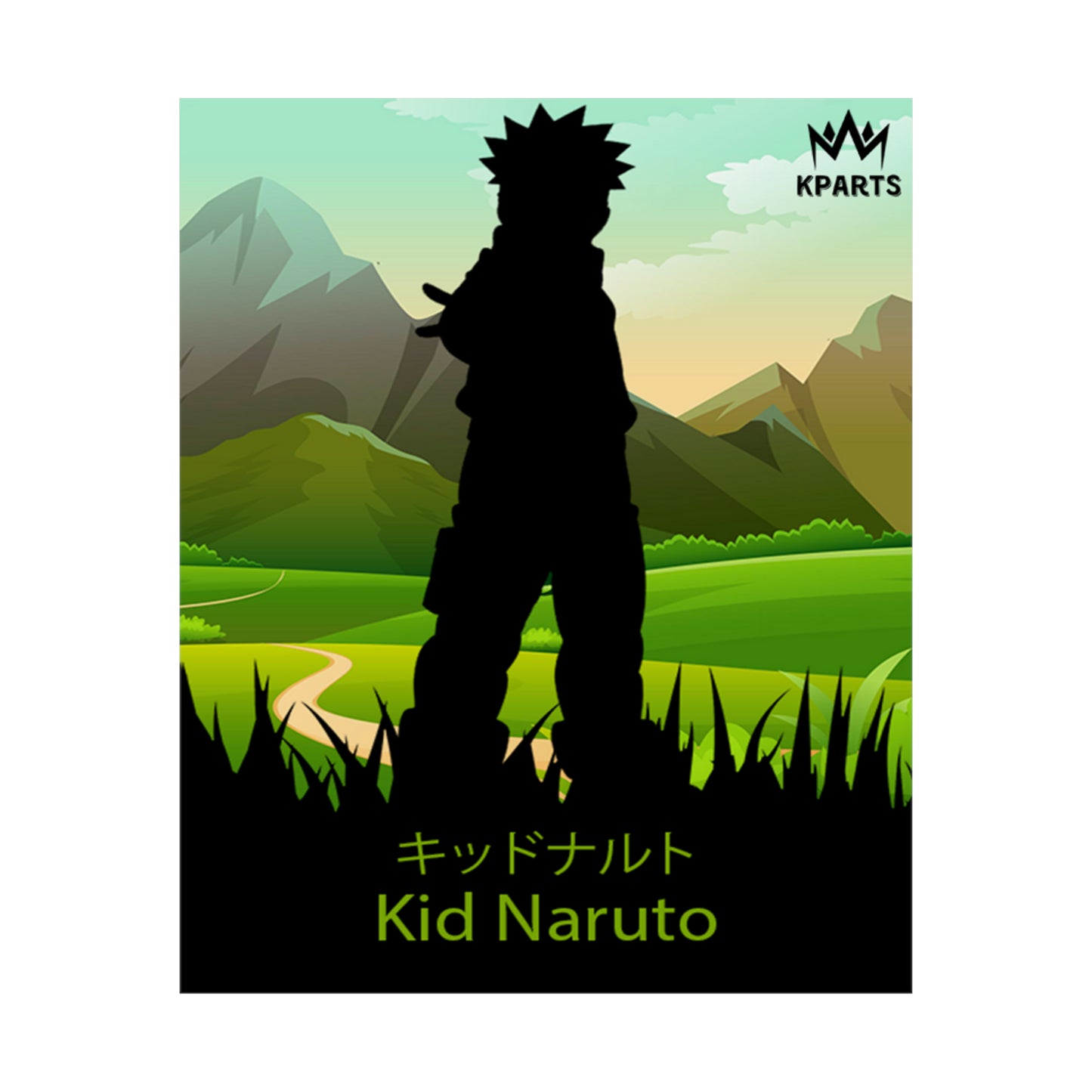 Naruto Uzumaki (Kid) Minimalist Poster #16 - Collective Prints