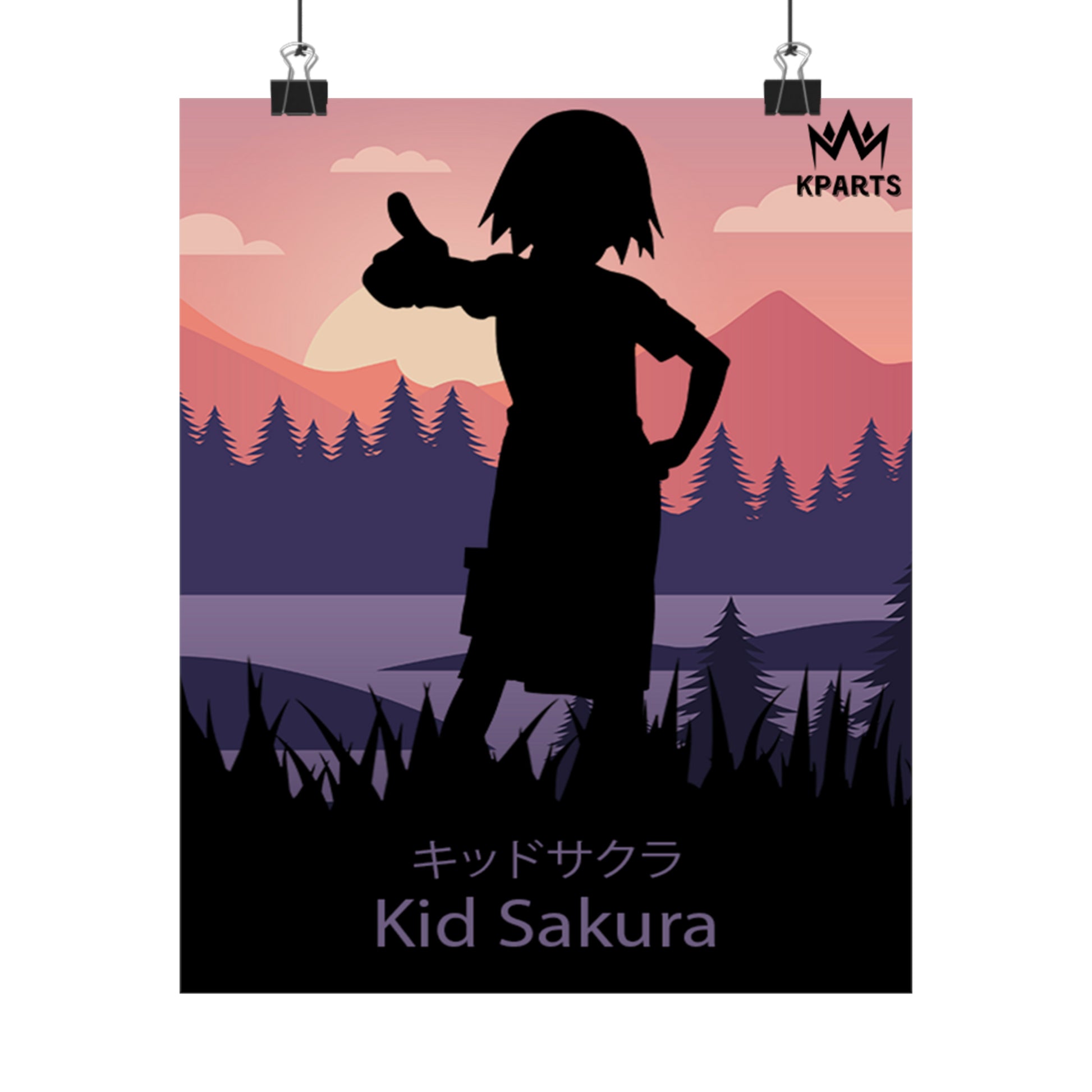 Sakura Haruno (Kid) Minimalist Poster #18 - Collective Prints