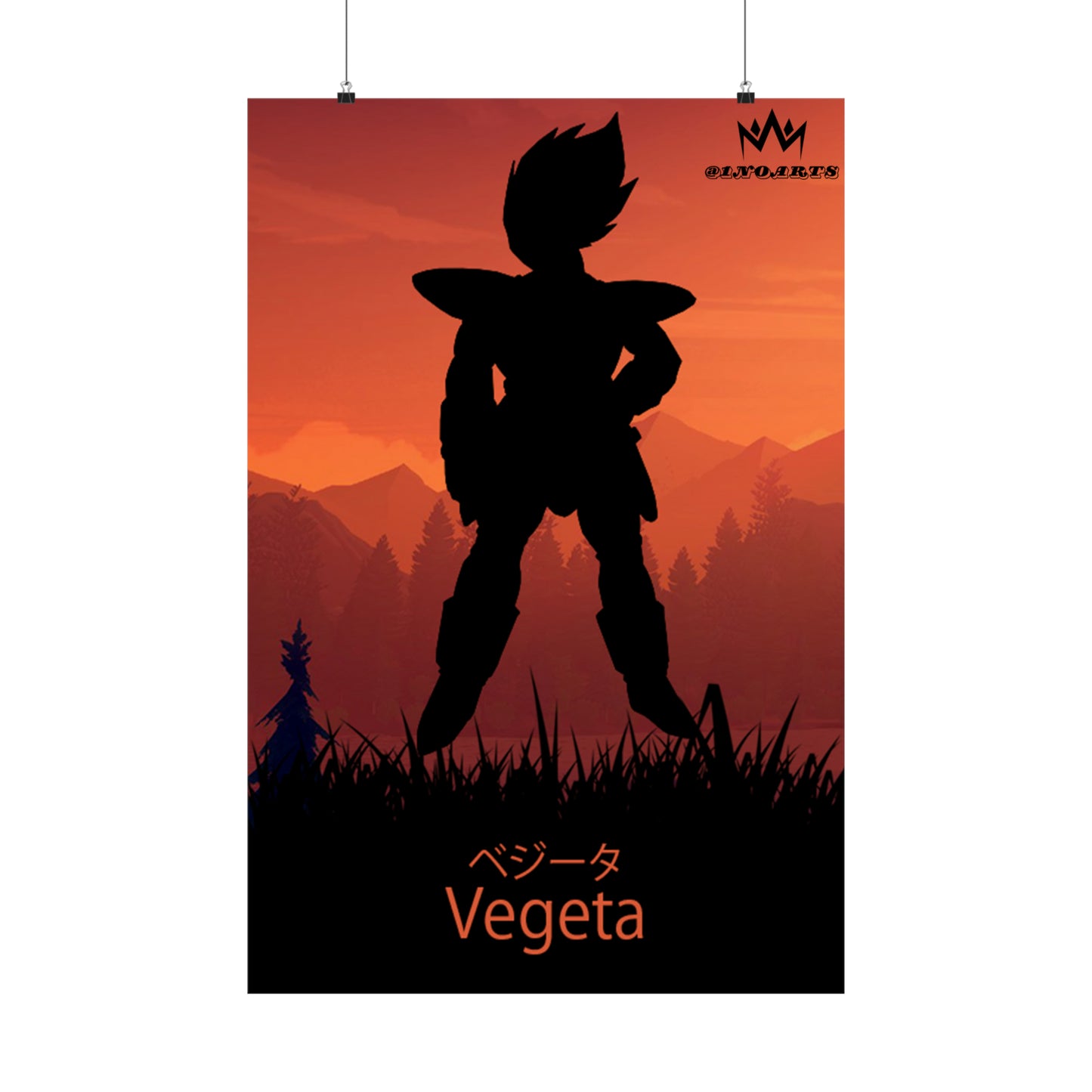 Vegeta Minimalist Poster #7 - Collective Prints