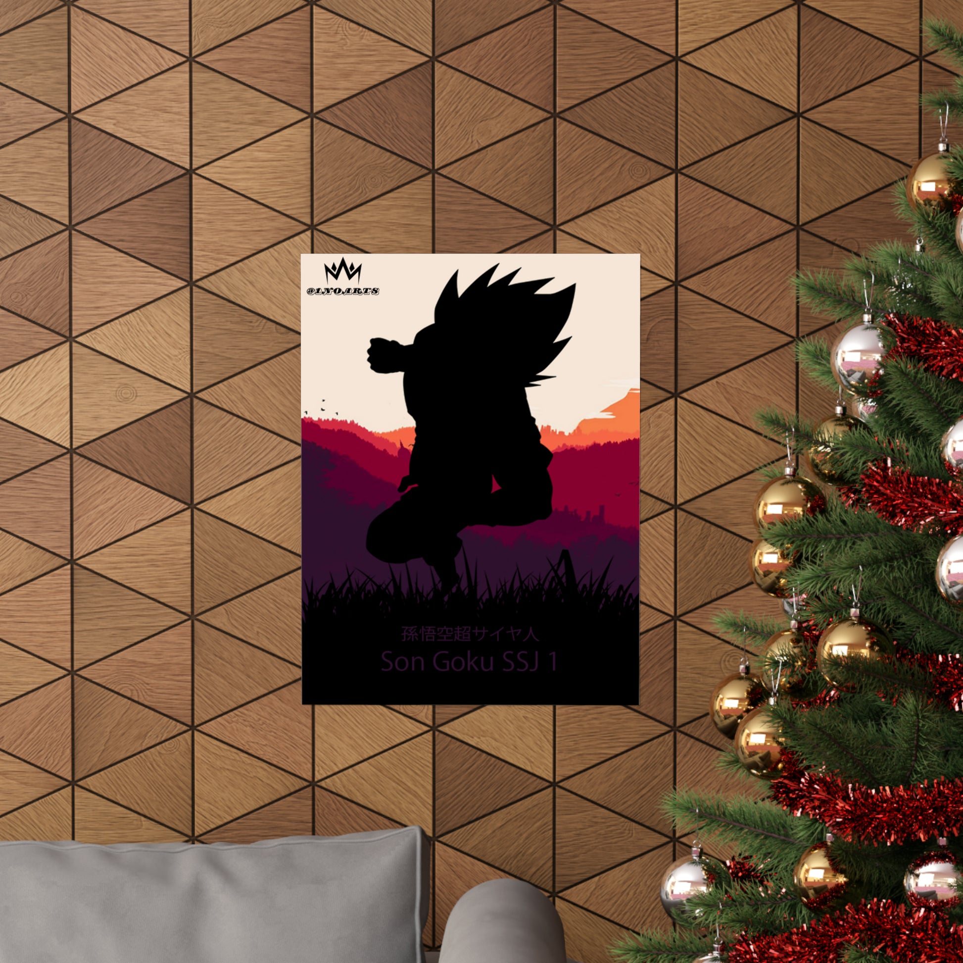 Son Goku Super Saiyan 1 Minimalist Poster #3 - Collective Prints