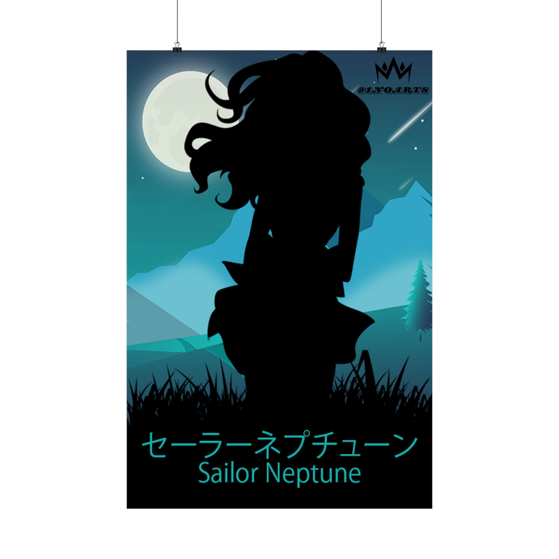 Sailor Neptune Minimalist Poster #5 - Collective Prints