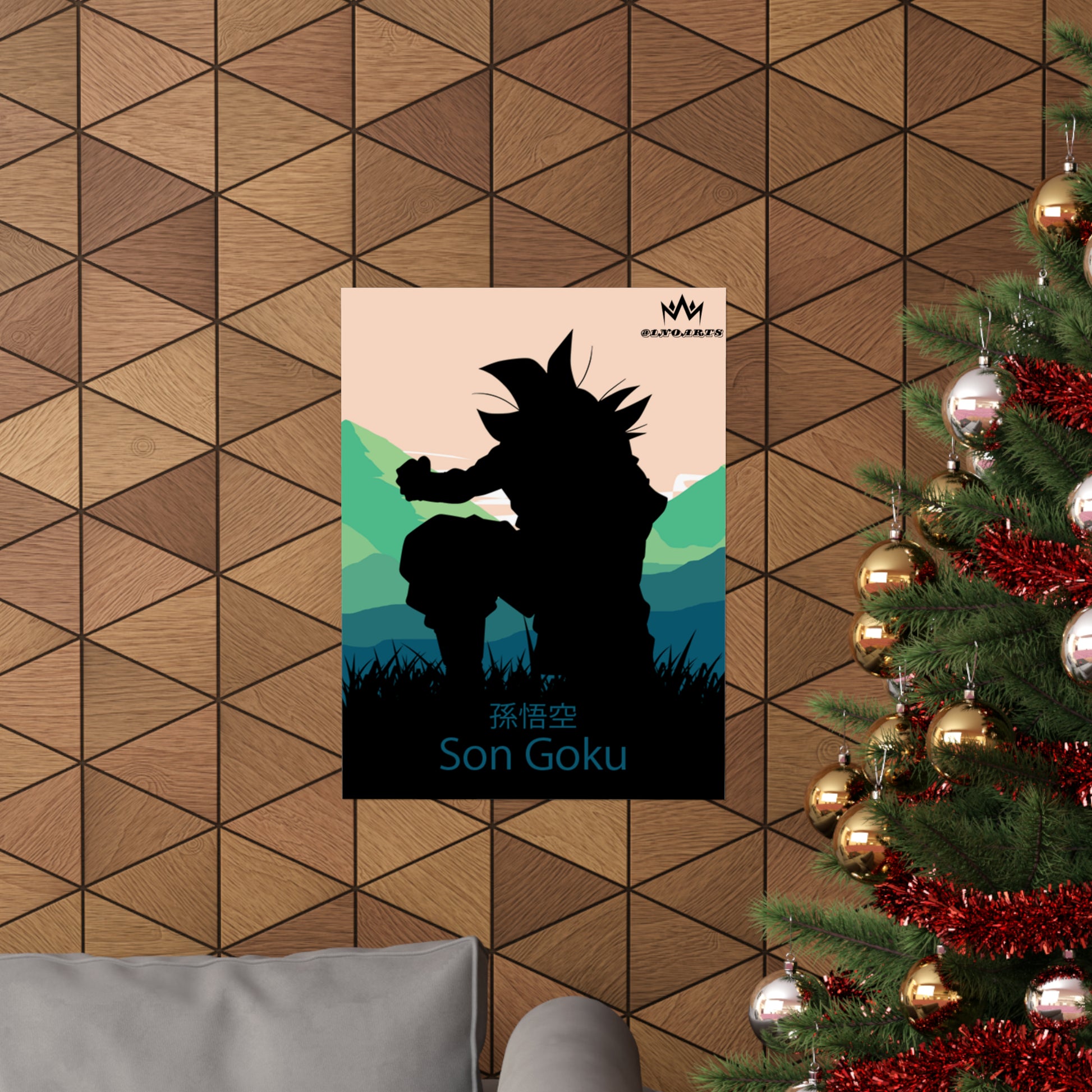 Son Goku Silhouette Poster #5 - Collective Prints