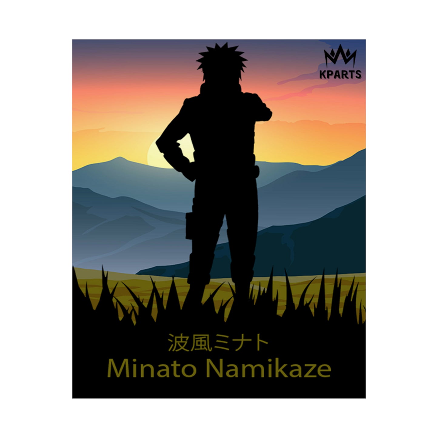 Minato Namikaze Minimalist Poster #3