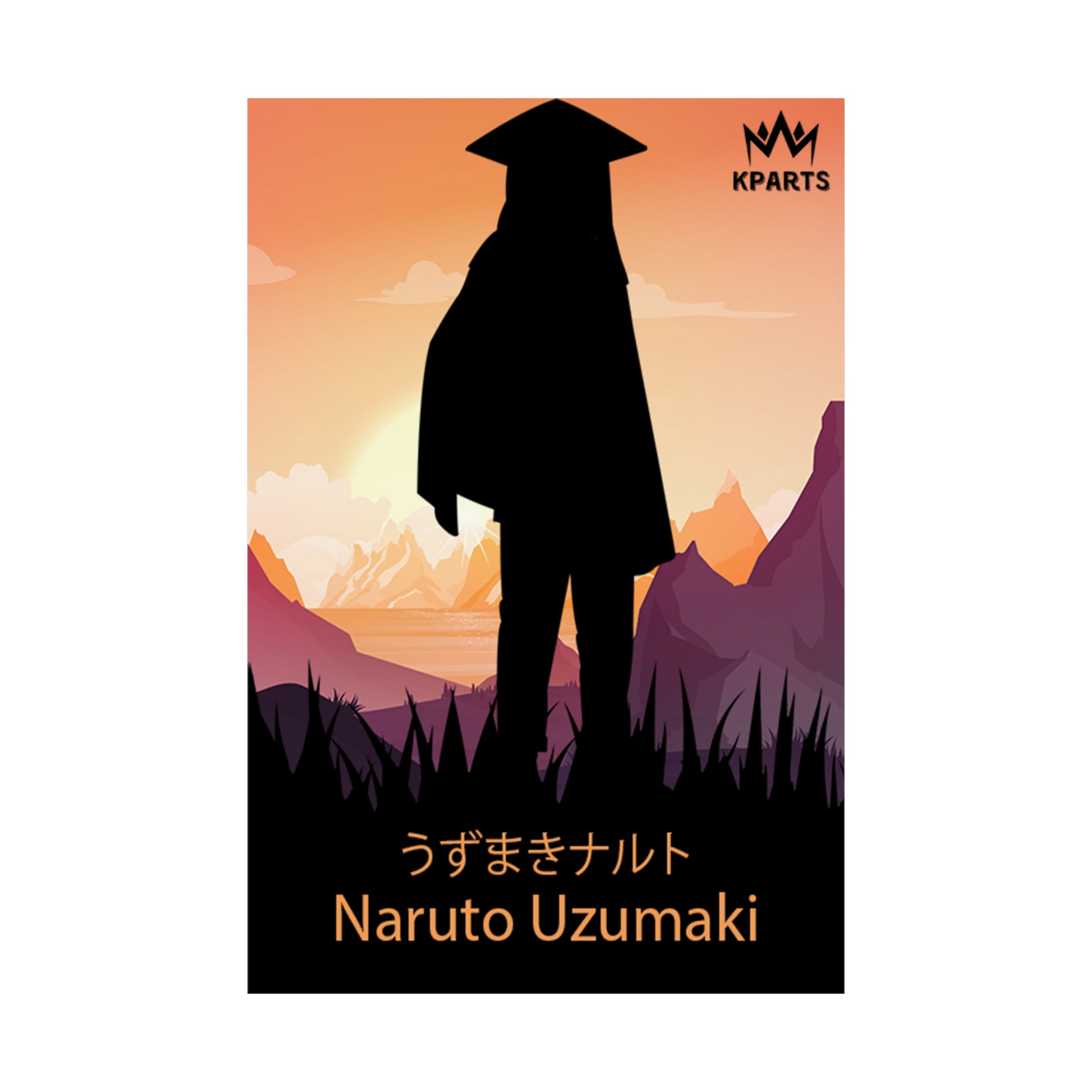 Naruto Uzumaki Minimalist Poster #7 - Collective Prints