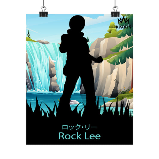 Rock Lee Minimalist Poster #4