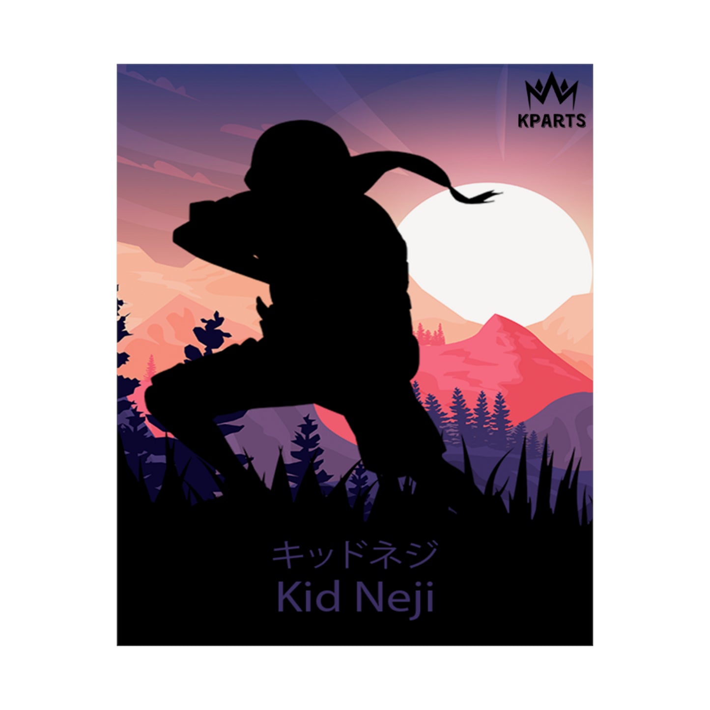 Neji Hyuga (Kid) Minimalist Poster #9