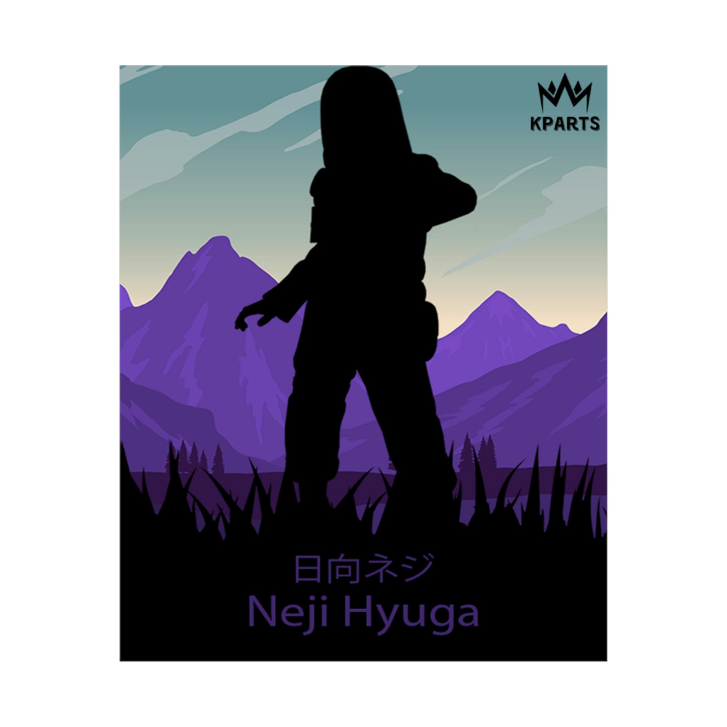 Neji Hyuga Minimalist Poster #7