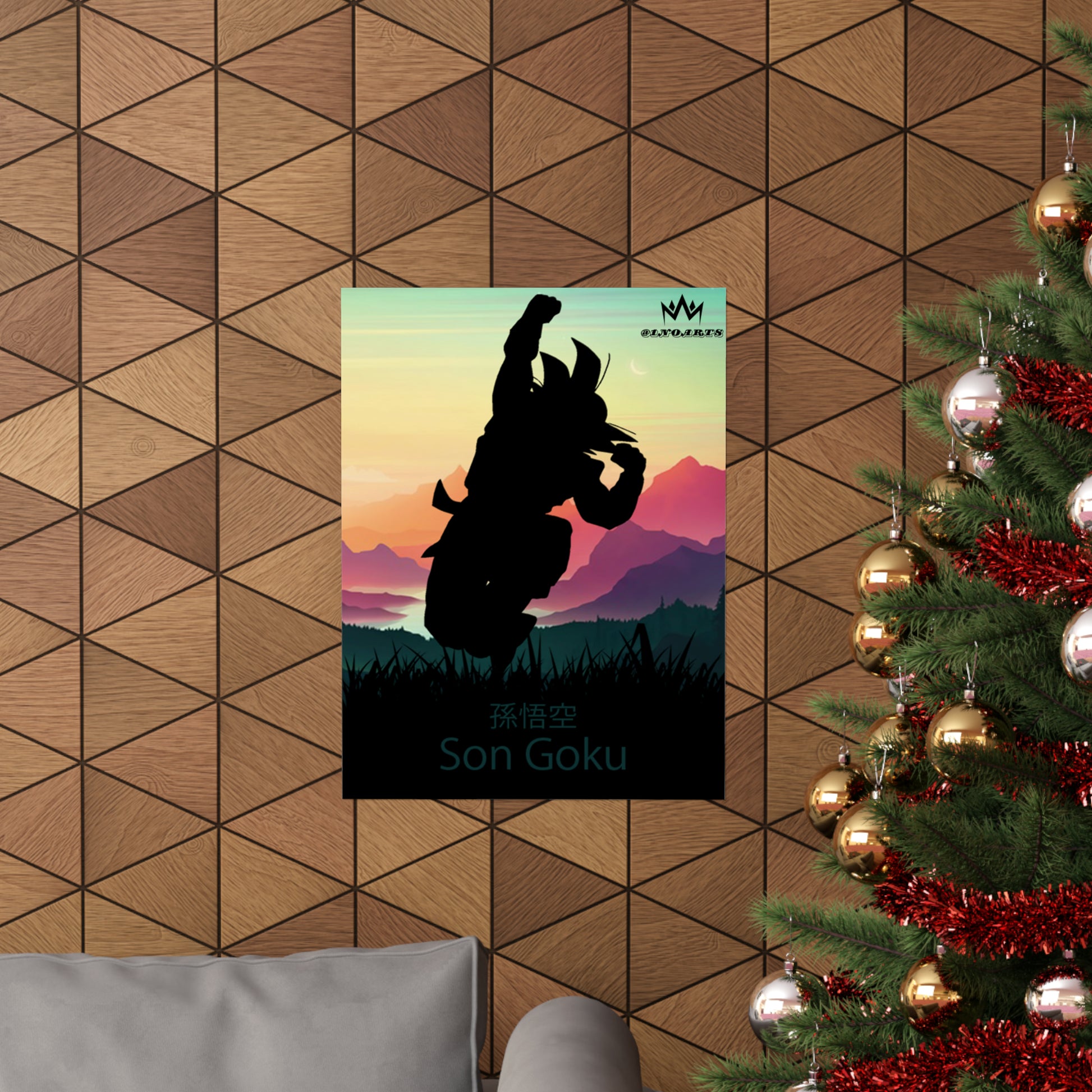 Son Goku Silhouette Poster #10 - Collective Prints