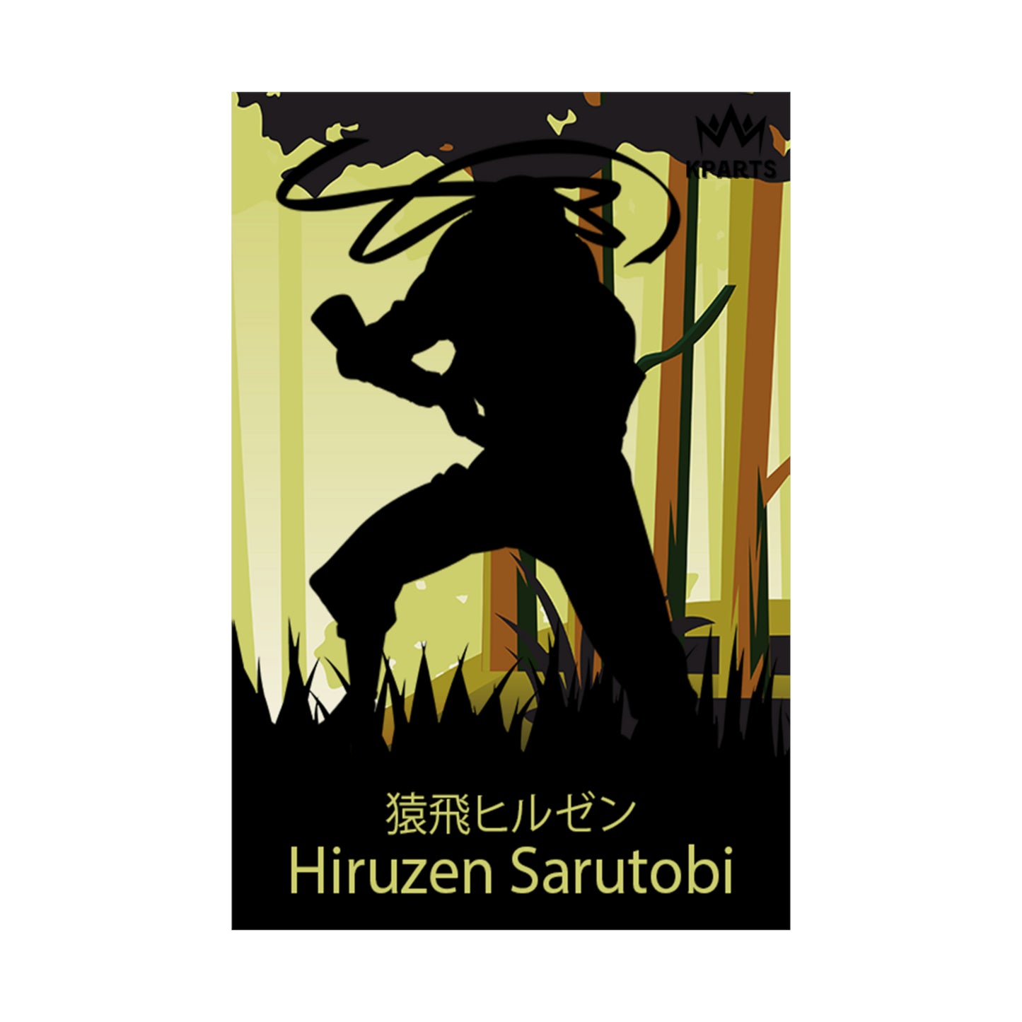 Hiruzen Sarutobi Minimalist Poster #2