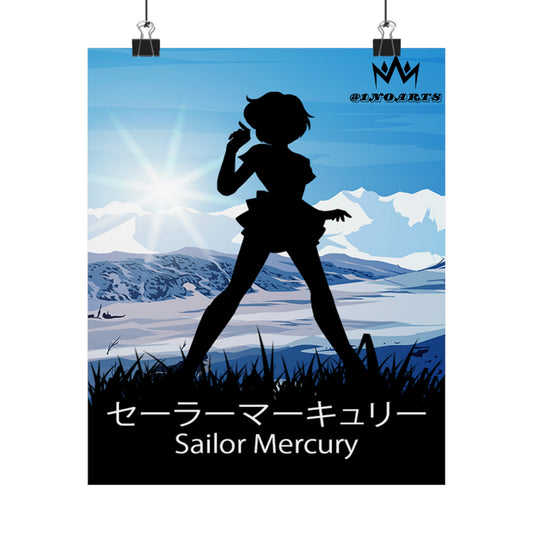 Sailor Mercury Minimalist Poster #3