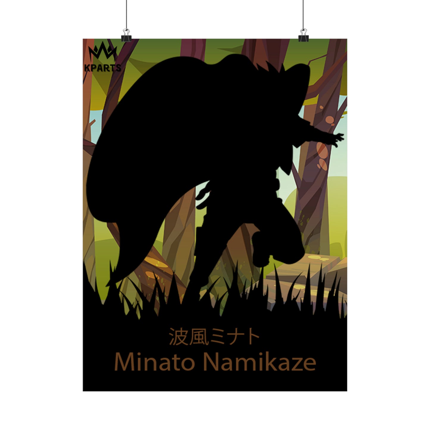 Minato Namikaze Minimalist Poster #8