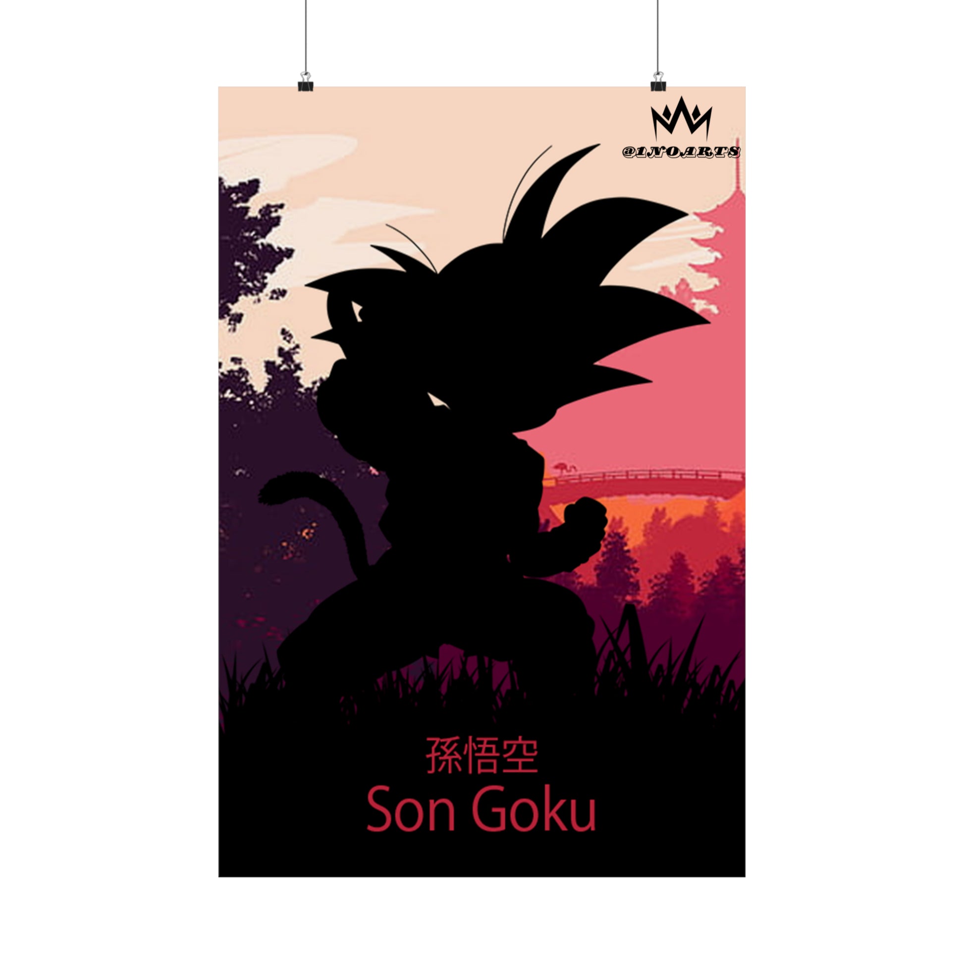 Son Goku (Kid) Minimalist Poster #3 - Collective Prints