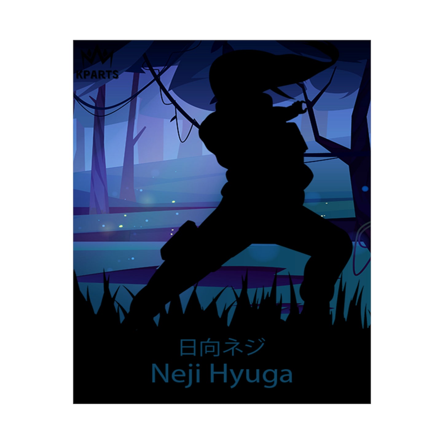 Neji Hyuga Minimalist Poster #6