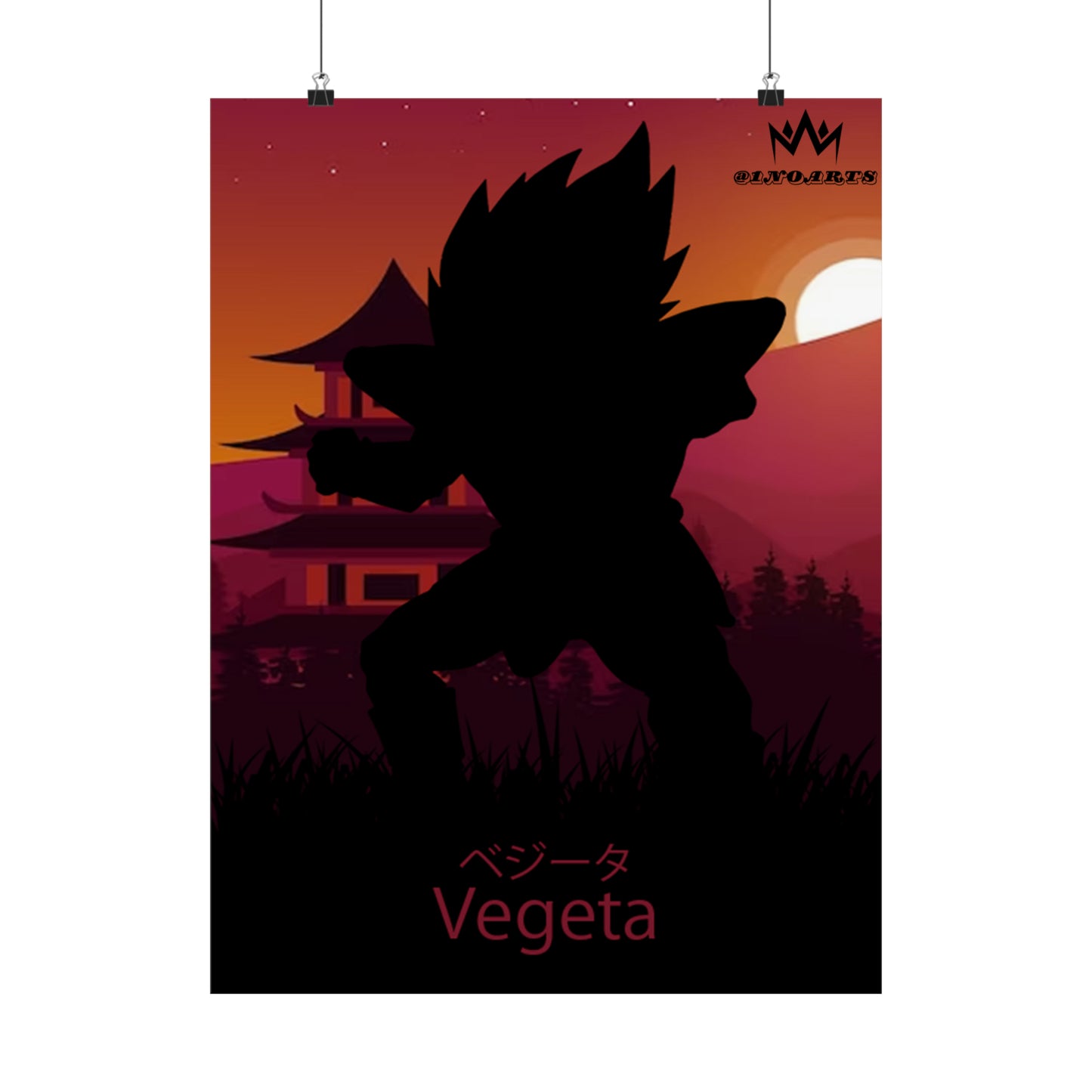 Vegeta Minimalist Poster #6 - Collective Prints