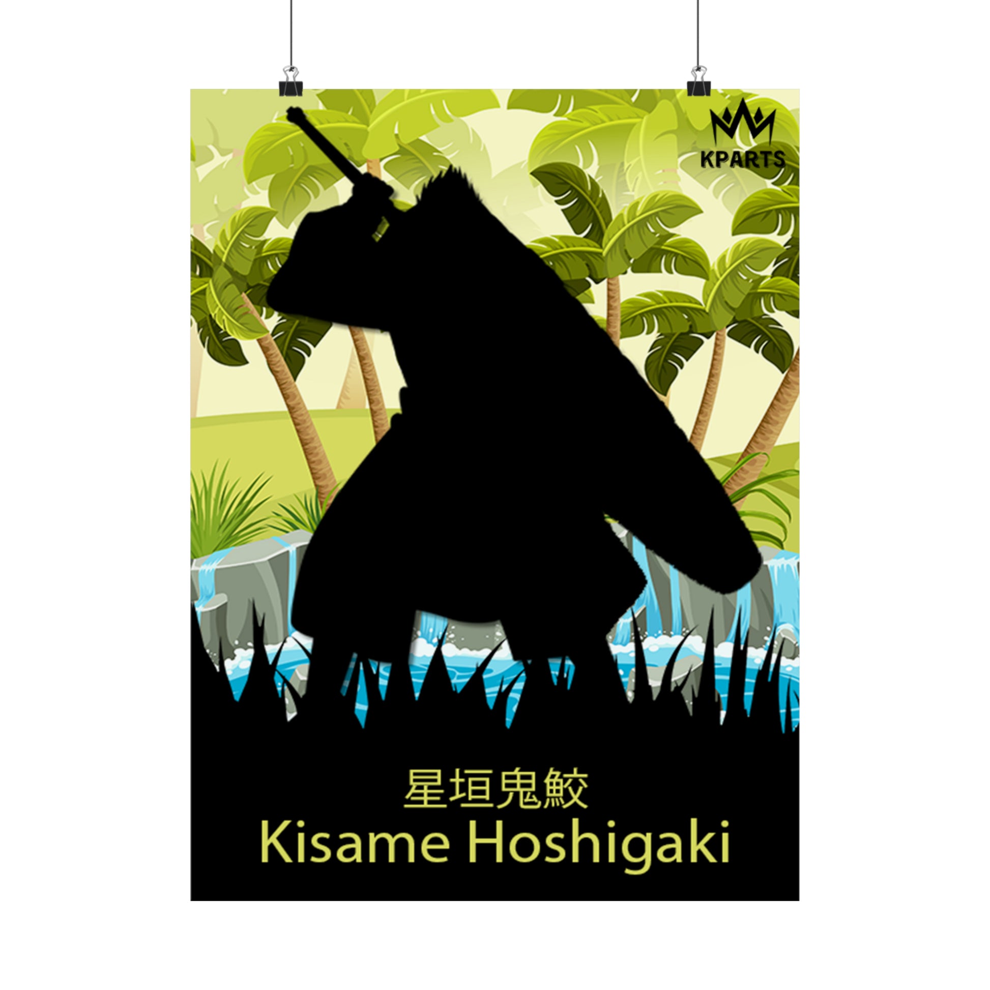 Kisame Hoshigaki Minimalist Poster #5 - Collective Prints