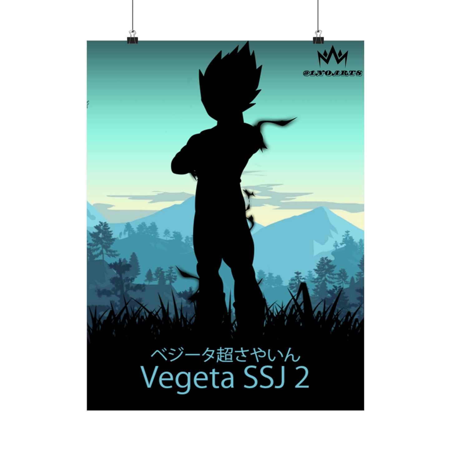 Vegeta Super Saiyan 2 Minimalist Poster #2 - Collective Prints