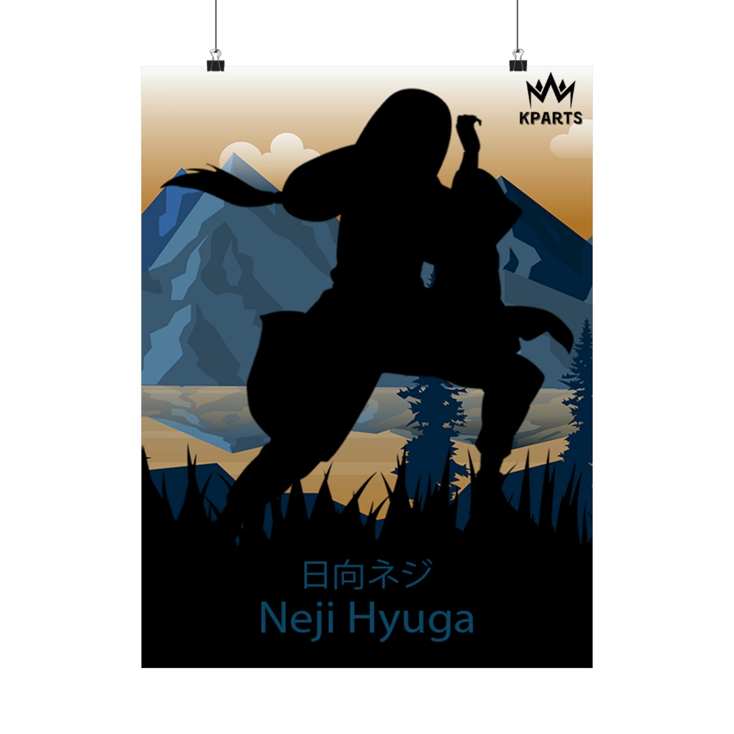 Neji Hyuga Minimalist Poster #3